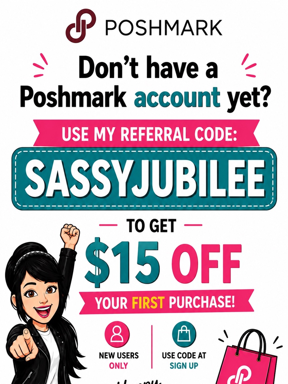 Poshmark $15.00 Coupon Code